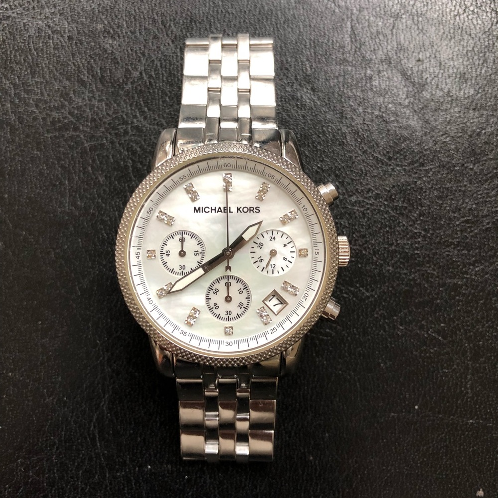 Michael Kors Chronograph Silver Watch